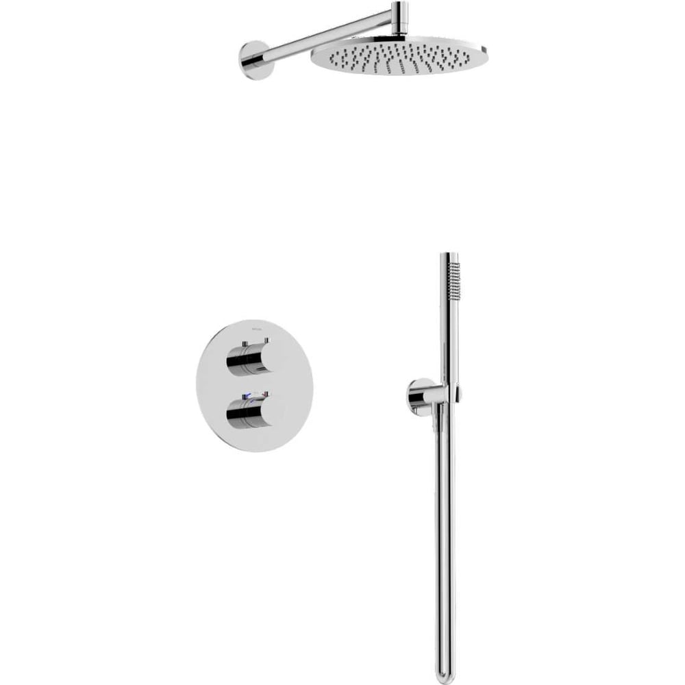 Изображение товара Душевой комплект с термостатом Sancos Etna с внутренней частью хром SC9010CH