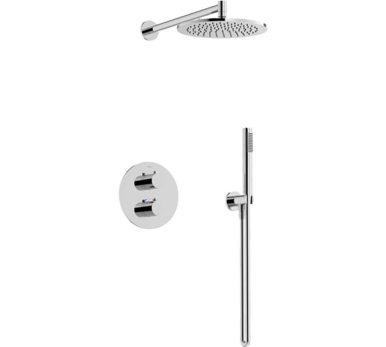 Изображение товара Душевой комплект с термостатом Sancos Etna с внутренней частью, хром SC9010CH