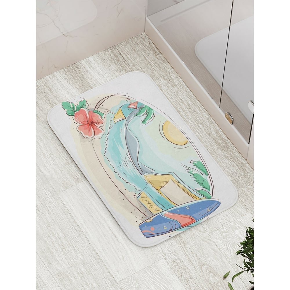 Противоскользящий коврик для ванной, сауны, бассейна JOYARTY - bath_3503
