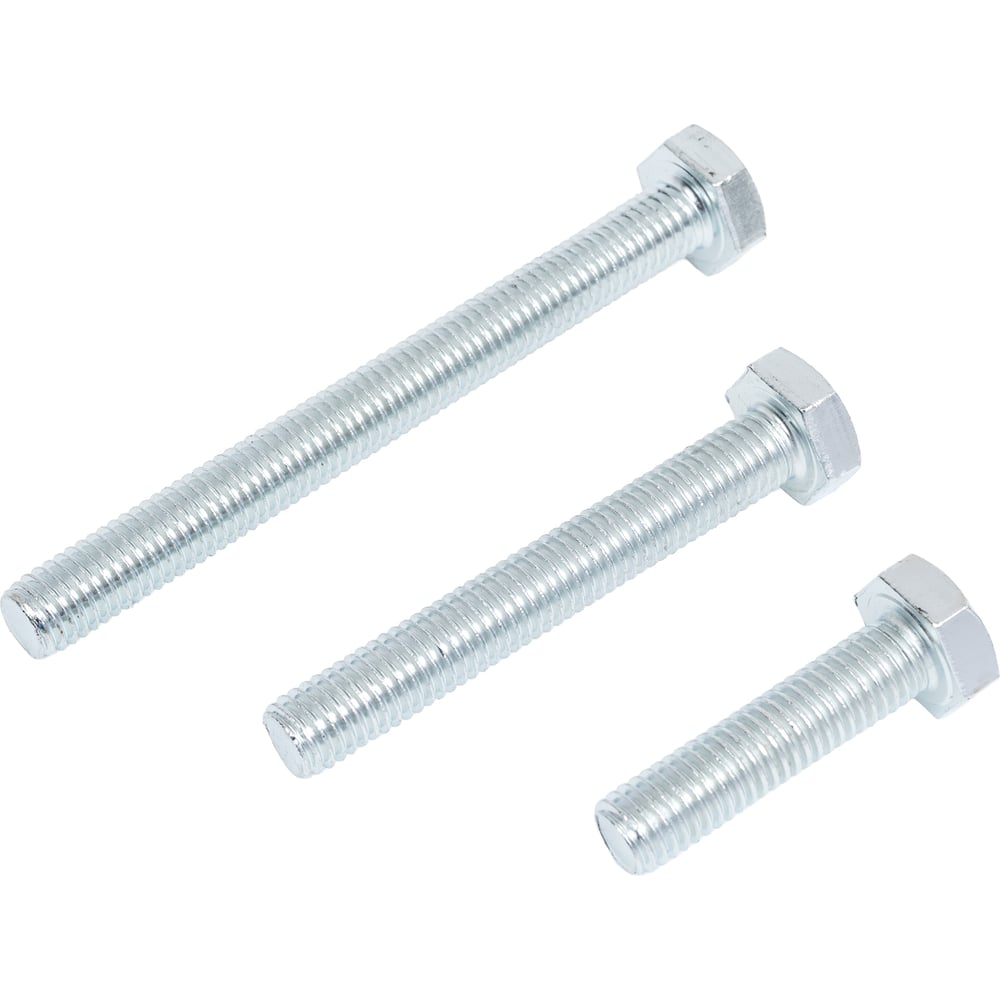 Изображение товара Набор оцинкованных болтов гаек и шайб М10 60 шт крепежный комплект