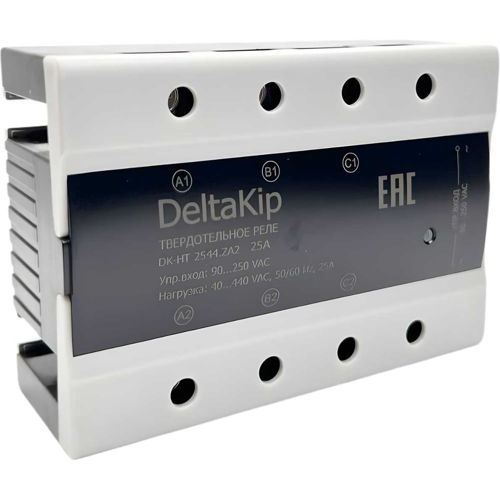 Изображение товара Трехфазное твердотельное реле DELTAKIP DK-HT2544.ZA2 25А 90-250VAC