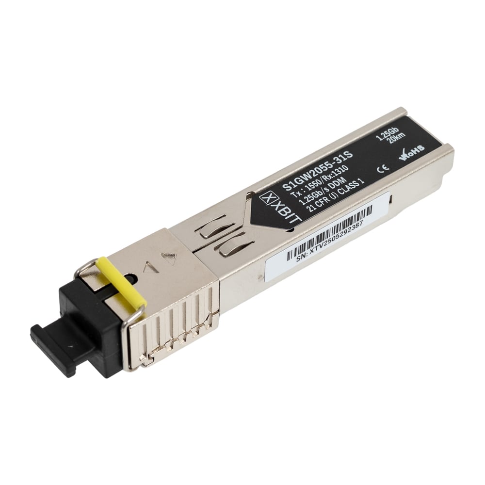 Изображение товара Модуль SFP WDM 1550/1310 нм 1 Гбит/с 20 км SC XBIT