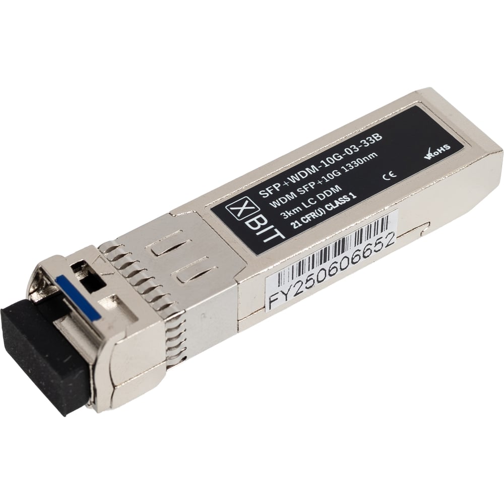 Изображение товара Комплект SFP+ модулей XBIT 10G WDM 1330нм/1270нм LC на 3км