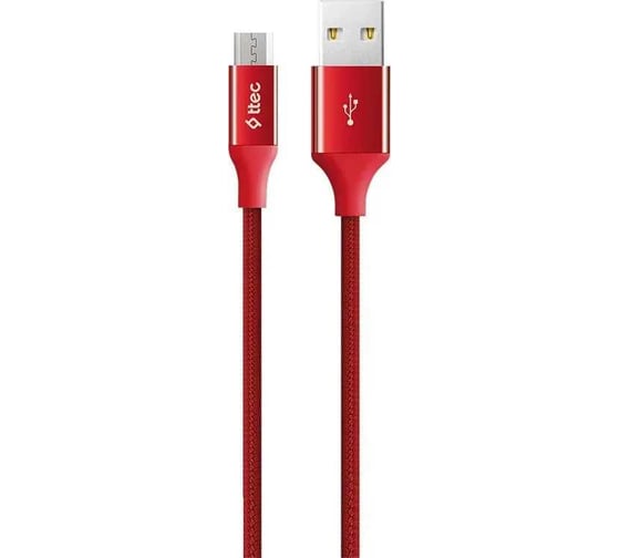 Изображение товара Кабель TTEC AlumiCable Micro USB Charge/Data Cable. Длина: 120см. Цвет: красный 2DK11K