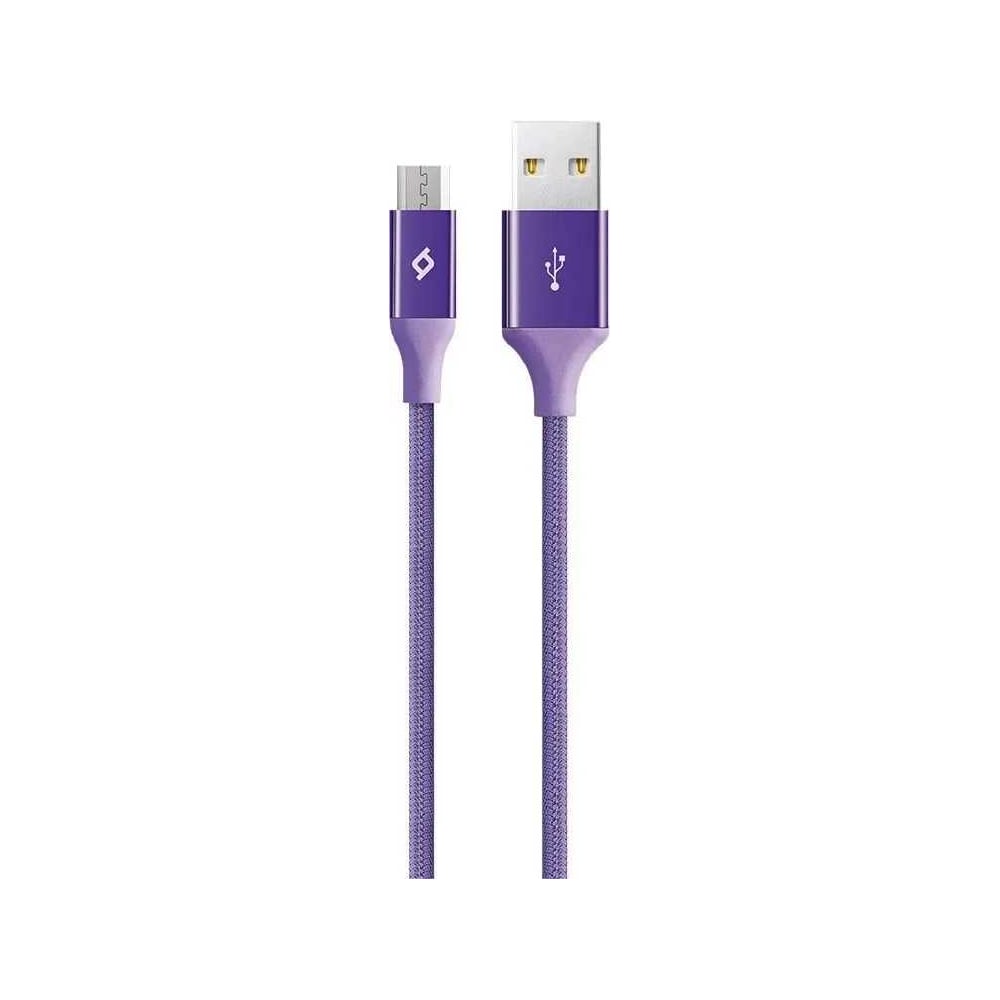 Изображение товара Кабель TTEC AlumiCable Micro USB 120 см фиолетовый для зарядки и передачи данных