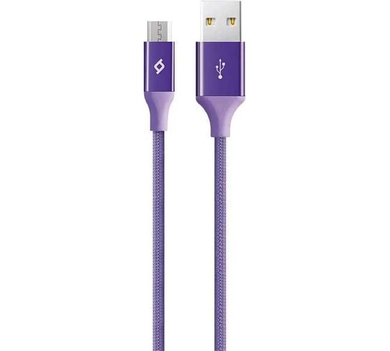 Изображение товара Кабель TTEC AlumiCable Micro USB Charge/Data Cable. Длина: 120см. Цвет: фиолетовый 2DK11MR
