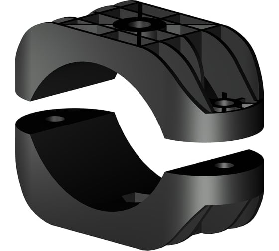 Изображение товара Кабельный держатель PRO-montag.ru KD 1x130-160(K) одножильный (комплект с метизами) PM77778K