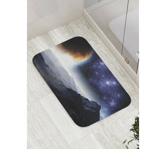 Изображение товара Коврик противоскользящий JoyArty "Космос с поверхности марса" для ванной, сауны, бассейна, bath_10042