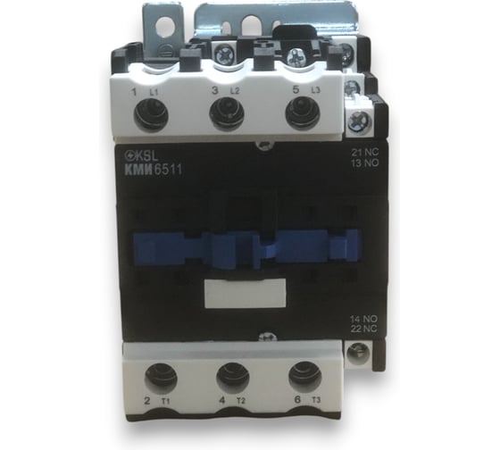 Изображение товара Контактор KRASO КМИ малогабаритный 65А катушка управления 230В АС 1НО+1НЗ KMI-65-230