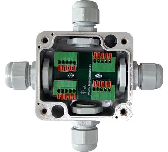 Изображение товара Интерфейсный разветвитель ФЭА 1-3 IP65 нажимные клеммники ПР-4 (ИР3-Н)