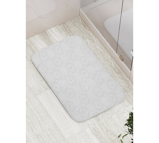 Изображение товара Коврик противоскользящий JoyArty "Прозрачные фигуры" для ванной, сауны, бассейна, bath_16898