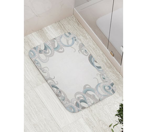 Изображение товара Коврик противоскользящий JoyArty "Дискотека осьминогов" для ванной, сауны, бассейна, bath_15064