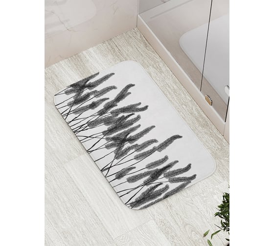 Изображение товара Коврик противоскользящий JoyArty "Темная растительность" для ванной, сауны, бассейна, bath_18322