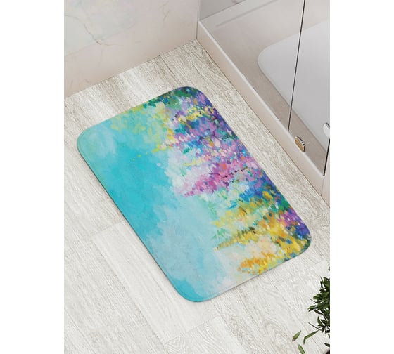 Изображение товара Коврик противоскользящий JoyArty "Небо из цветов" для ванной, сауны, бассейна, bath_19556