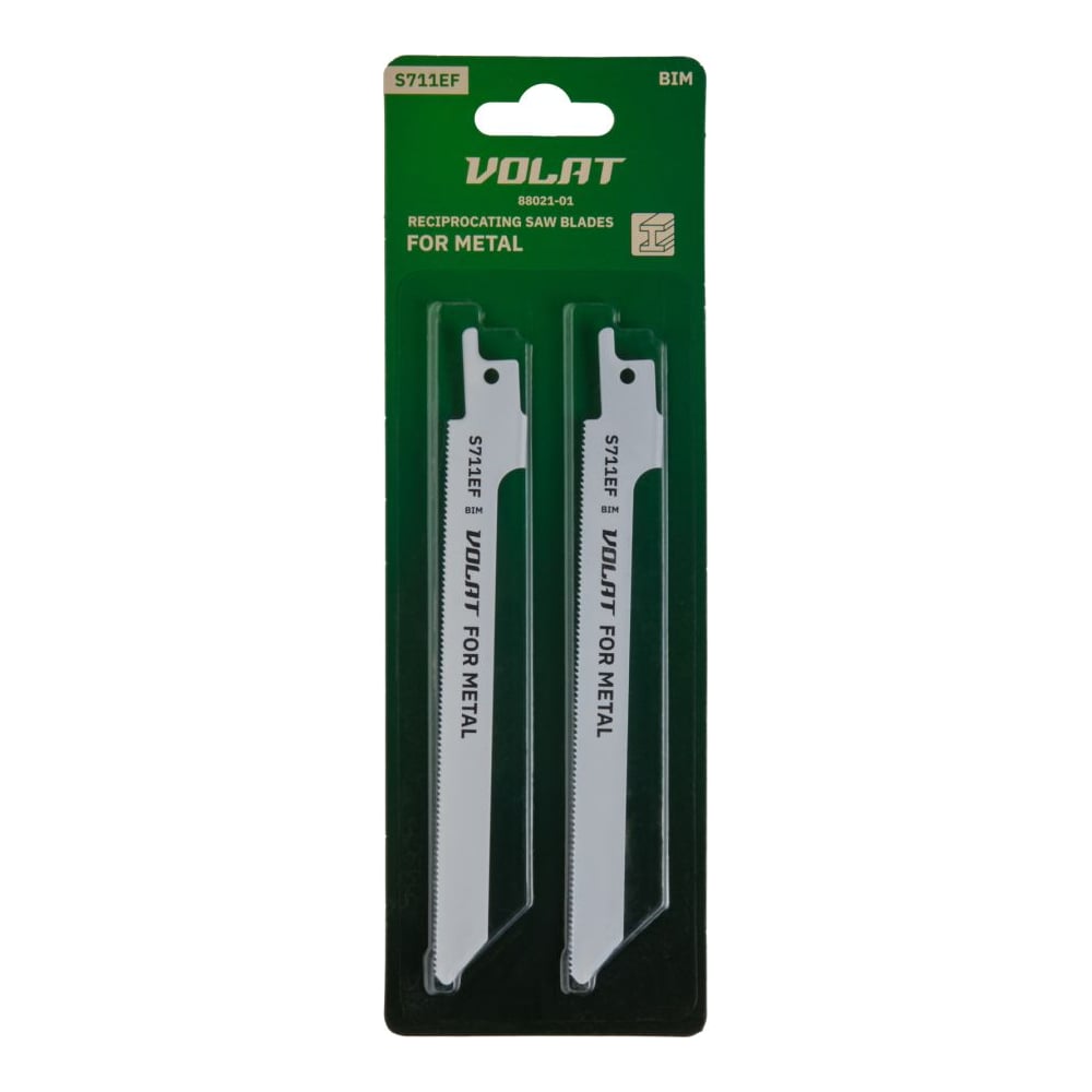 Изображение товара Пилка сабельная по металлу ВОЛАТ S711EF, 2 шт., ремонтный инструмент