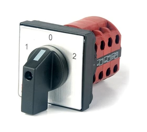 Изображение товара Переключатель кулачковый HLT ПК-1-43 10А 3P 1-0-2 IP20 085-21-045