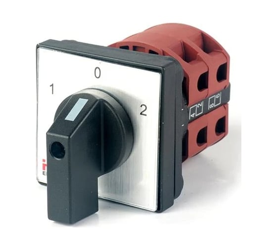 Изображение товара Переключатель кулачковый HLT ПК-1-42 25А 2P 1-0-2 IP20 085-21-044