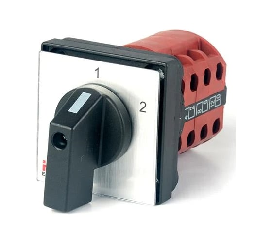 Изображение товара Переключатель кулачковый HLT ПК-1-53 10А 3P 1-2 IP20 085-21-053