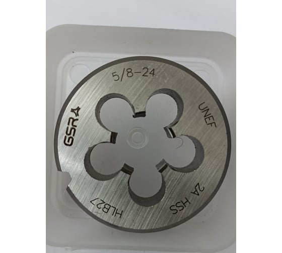 Изображение товара Плашка круглая GSR DIN EN 22568, HSS, UNEF 5/8 B00478080