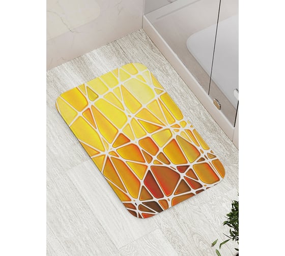 Изображение товара Коврик противоскользящий JoyArty "Абстракция цветов" для ванной, сауны, бассейна, bath_30938