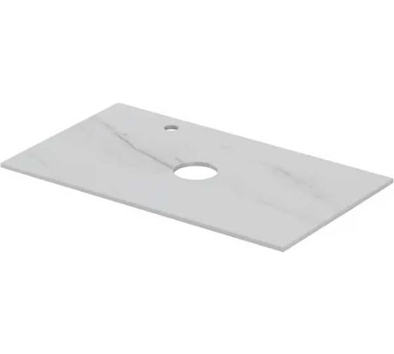 Изображение товара Столешница Aquanet Flat 90 отверстие слева мрамор (345784) 00345784