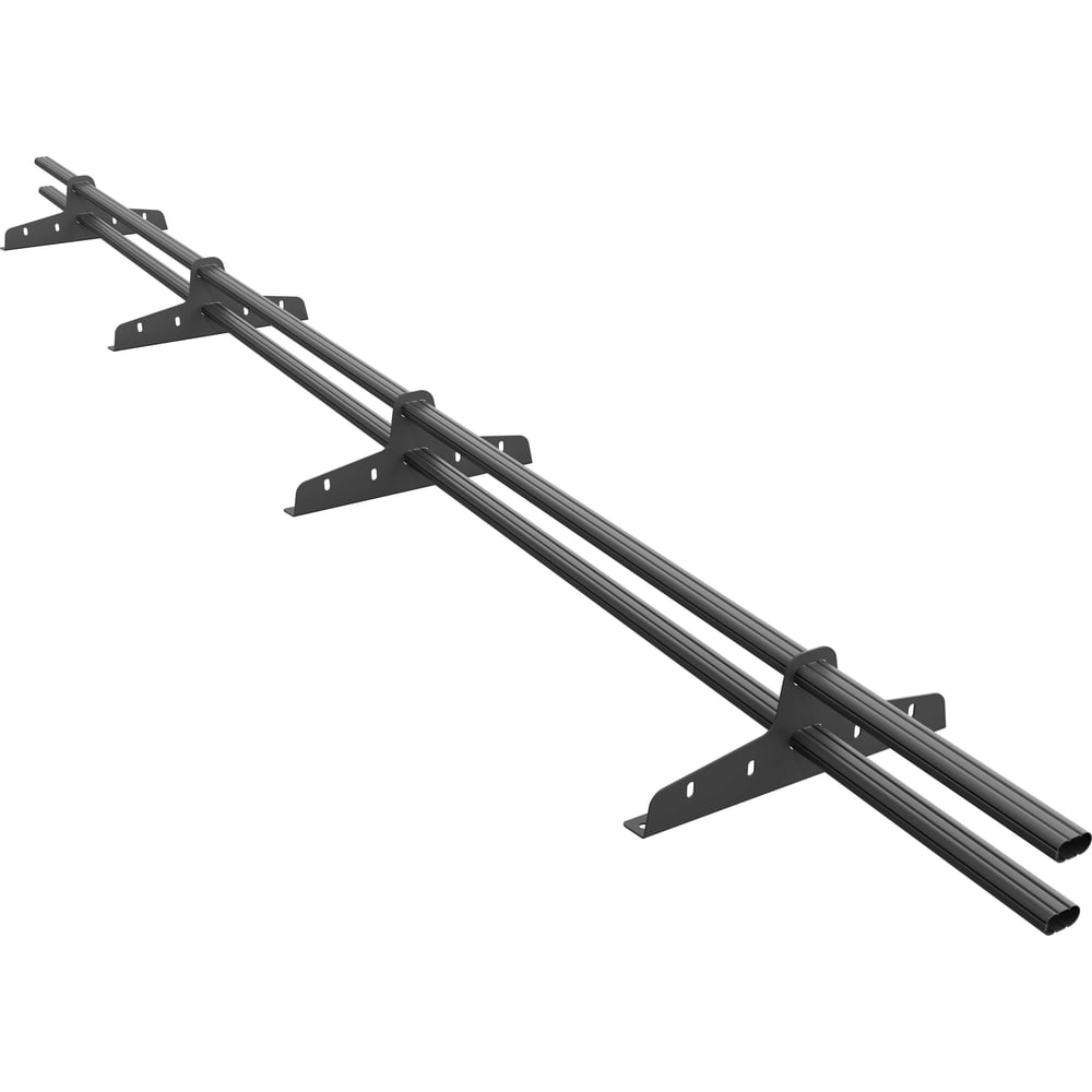 Изображение товара Снегозадержатель трубчатый овальный Металлик и Ко 3000 RAL 7024 для кровли