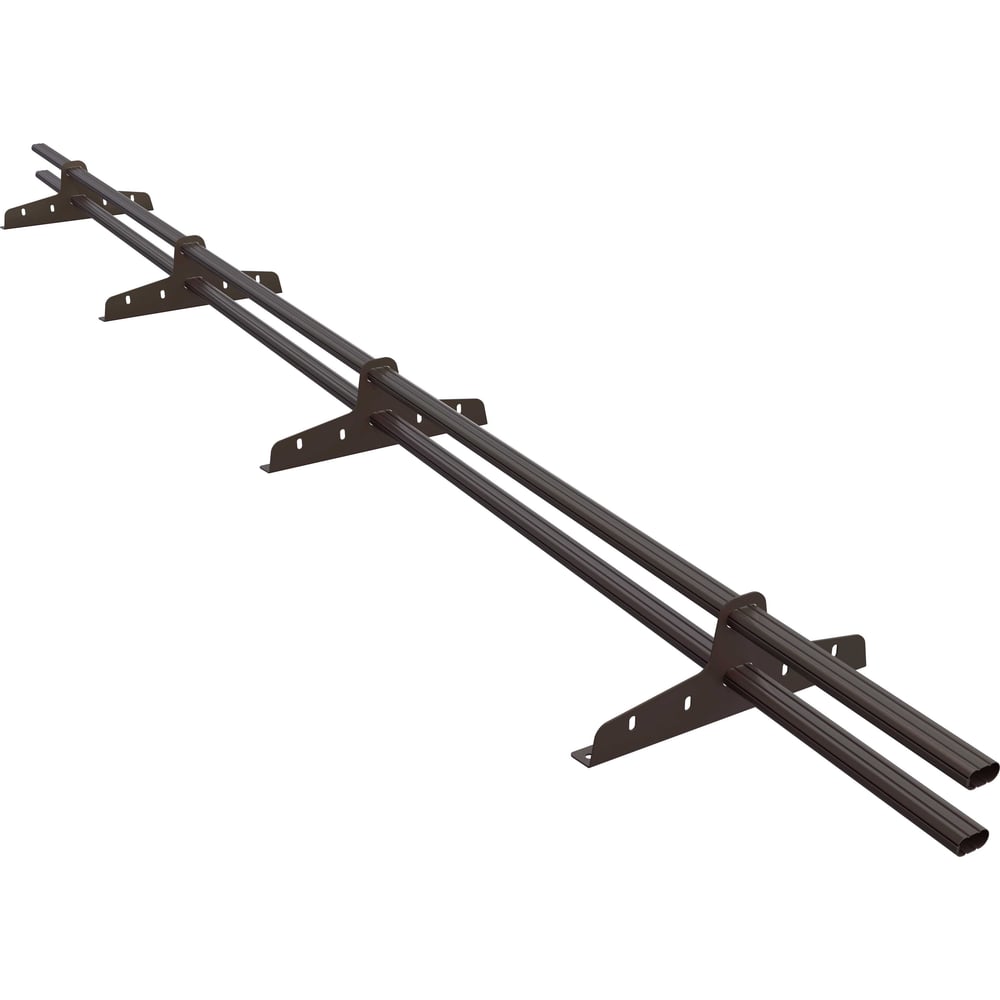 Изображение товара Снегозадержатель трубчатый овальный 3000 (RR 32) из оцинкованной стали