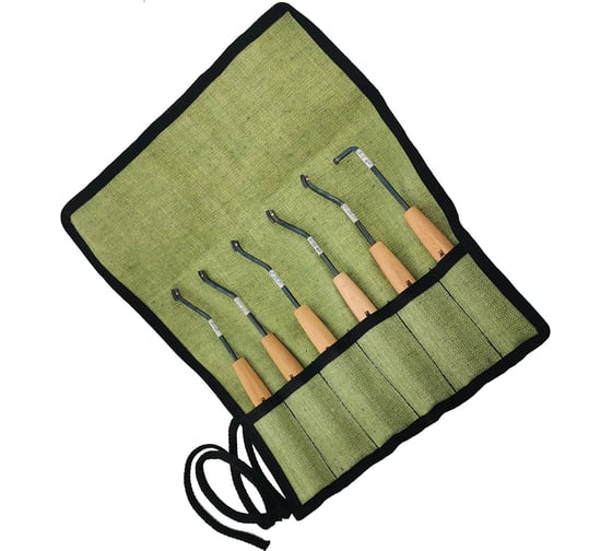 Изображение товара Набор инструментов для чекеринга Петроградъ N1, 60/18линий, 6 предметов, для начинающих М00017589