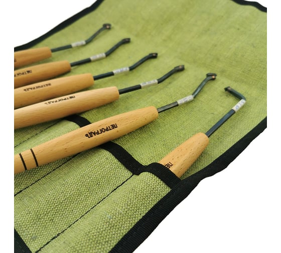 Изображение товара Набор инструментов для чекеринга Петроградъ N1, 90/16линий, 6 предметов, для начинающих М00018892