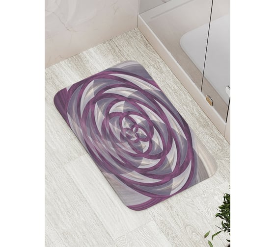 Изображение товара Коврик противоскользящий JoyArty "Пространственный цветок" для ванной, сауны, бассейна, bath_21582
