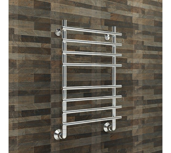 Изображение товара Полотенцесушитель ТЕРМОДИЗАЙН нержавеющая сталь, N Premium (лесенка) W=500, H=1000 (10 перекладин) 1/2в.р. ТЕРМО ДИЗАИН TDNPr003