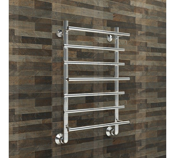 Изображение товара Полотенцесушитель ТЕРМОДИЗАЙН нержавеющая сталь, S Premium (лесенка) W=500, H=600 (5 перекладин) 1/2в.р. ТЕРМО ДИЗАИН TDSPr001