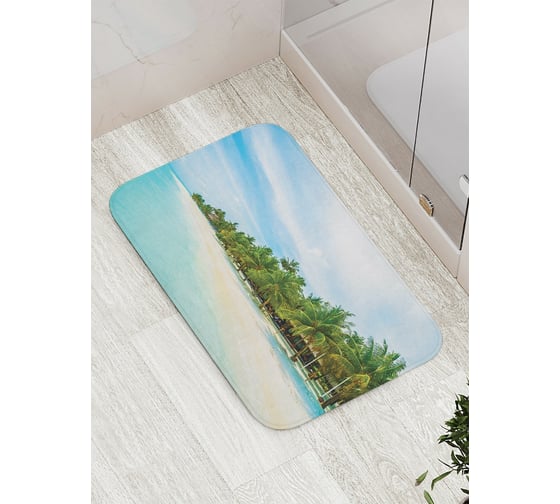 Изображение товара Коврик противоскользящий JoyArty "Ближе к теплу" для ванной, сауны, бассейна, bath_13819