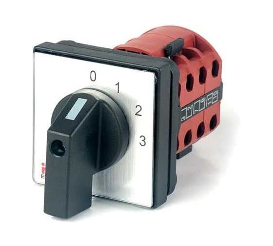 Изображение товара Переключатель кулачковый HLT ПК-1-102 10А 2P 0-1-2-3 IP20 085-21-004