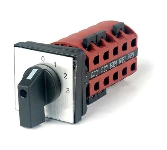 Изображение товара Переключатель кулачковый HLT ПК-1-103 25А 3P 0-1-2-3 IP20 085-21-008