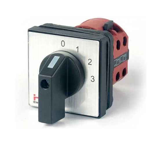 Изображение товара Переключатель кулачковый HLT ПК-1-101 10А 1P 0-1-2-3 IP65 085-21-010