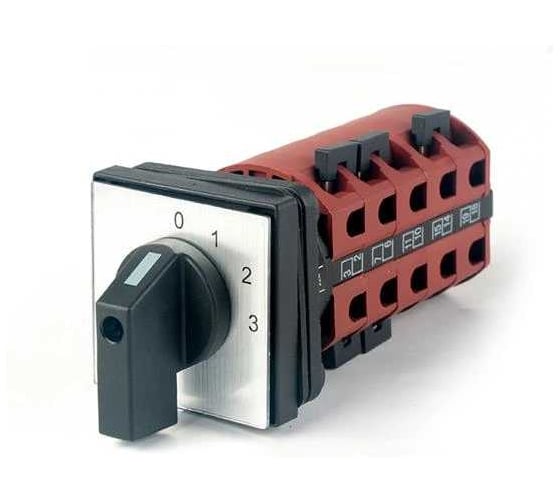 Изображение товара Переключатель кулачковый HLT ПК-1-103 25А 3P 0-1-2-3 IP65 085-21-017