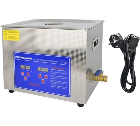 Изображение товара Ультразвуковая ванна Phonemate KZ-D10 10 л, с подогревом М7767472