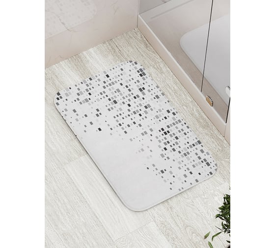 Изображение товара Коврик противоскользящий JoyArty "Квадратное насыщение" для ванной, сауны, бассейна, bath_20876