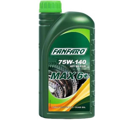 Изображение товара Синтетическое трансмиссионное масло Fanfaro MAX-6+ 75W140, 1 л FF8707-1-E