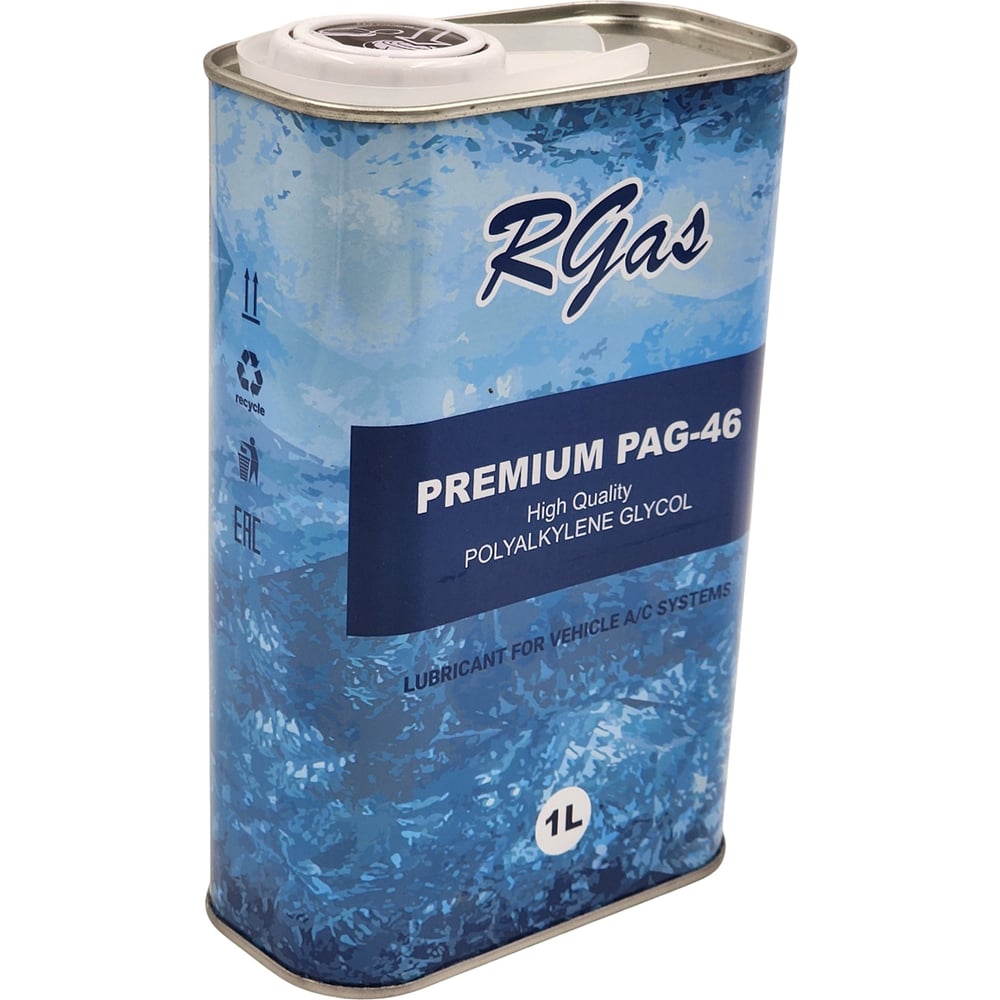 Изображение товара RGAS Premium PAG 46 гидравлическое масло 1 л синтетика канистра