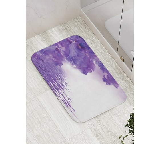 Изображение товара Коврик противоскользящий JoyArty "Цветочный океан" для ванной, сауны, бассейна, bath_16265