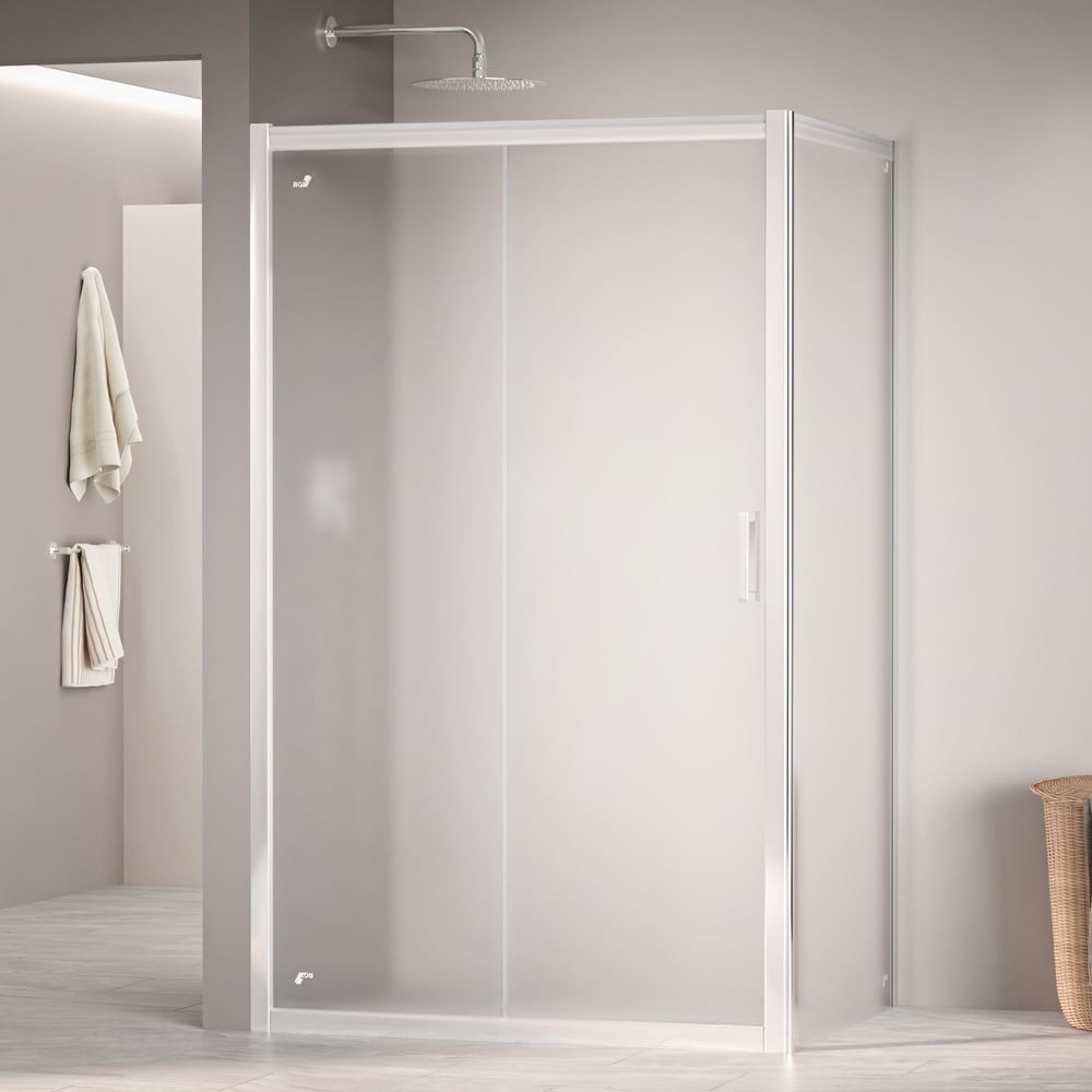 Изображение товара Душевой уголок RGW 120х90х195 мм с раздвижной системой и антикаплей хром