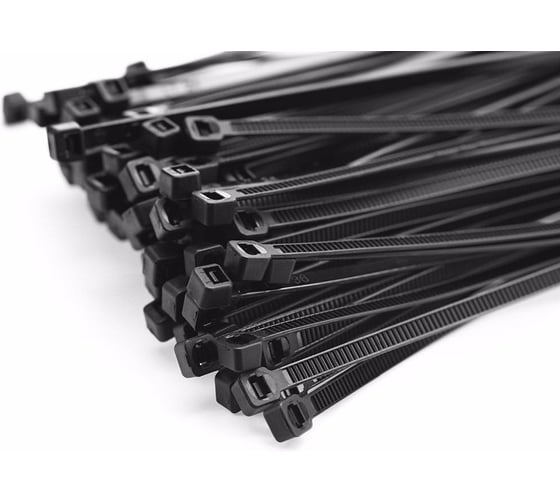 Изображение товара Хомут нейлоновый черный Wurth WR 3.6x400мм (упак. 100 шт.) 1502495340092 100