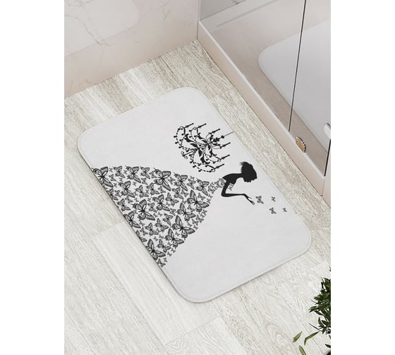 Изображение товара Коврик противоскользящий JoyArty "Свадебная Страна" для ванной, сауны, бассейна, bath_2928