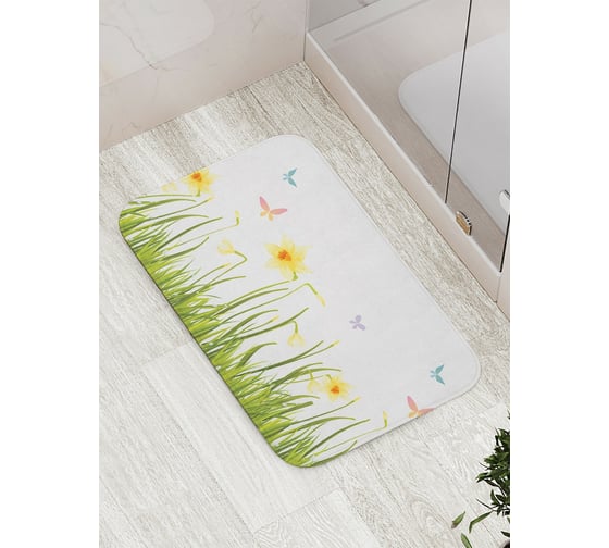 Изображение товара Коврик противоскользящий JoyArty "Весеннее тепло" для ванной, сауны, бассейна, bath_14133