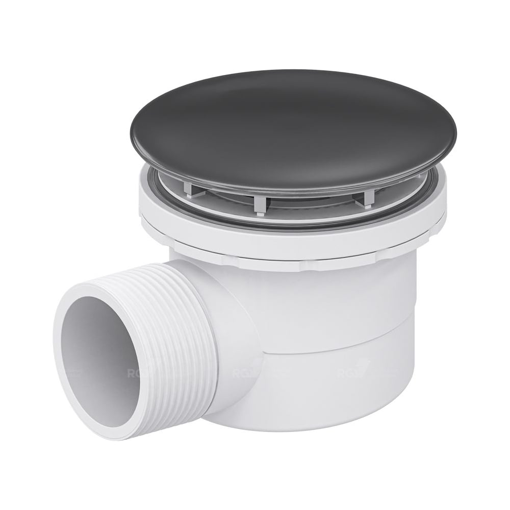 Изображение товара Сифон RGW QYD-06 графит O 60 мм с сухим затвором 18241106-02