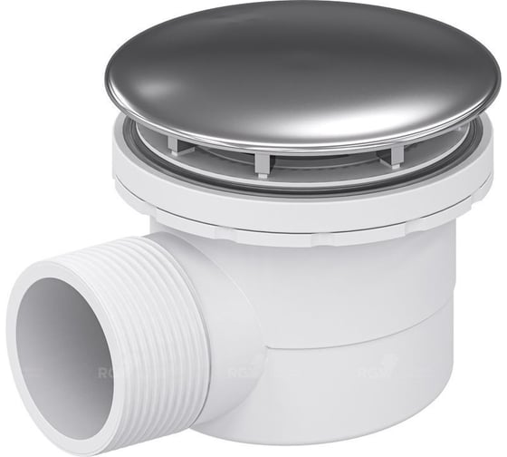 Изображение товара Сифон RGW QYD-06 хром O 60 мм с сухим затвором 18241106-01