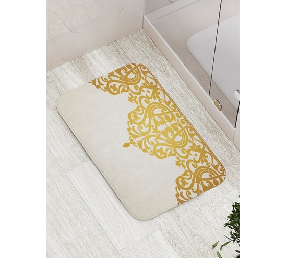 Изображение товара Коврик противоскользящий JoyArty "Королевские завитки" для ванной, сауны, бассейна, bath_15875
