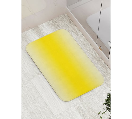 Изображение товара Коврик противоскользящий JoyArty "Желтый перелив" для ванной, сауны, бассейна, bath_23559